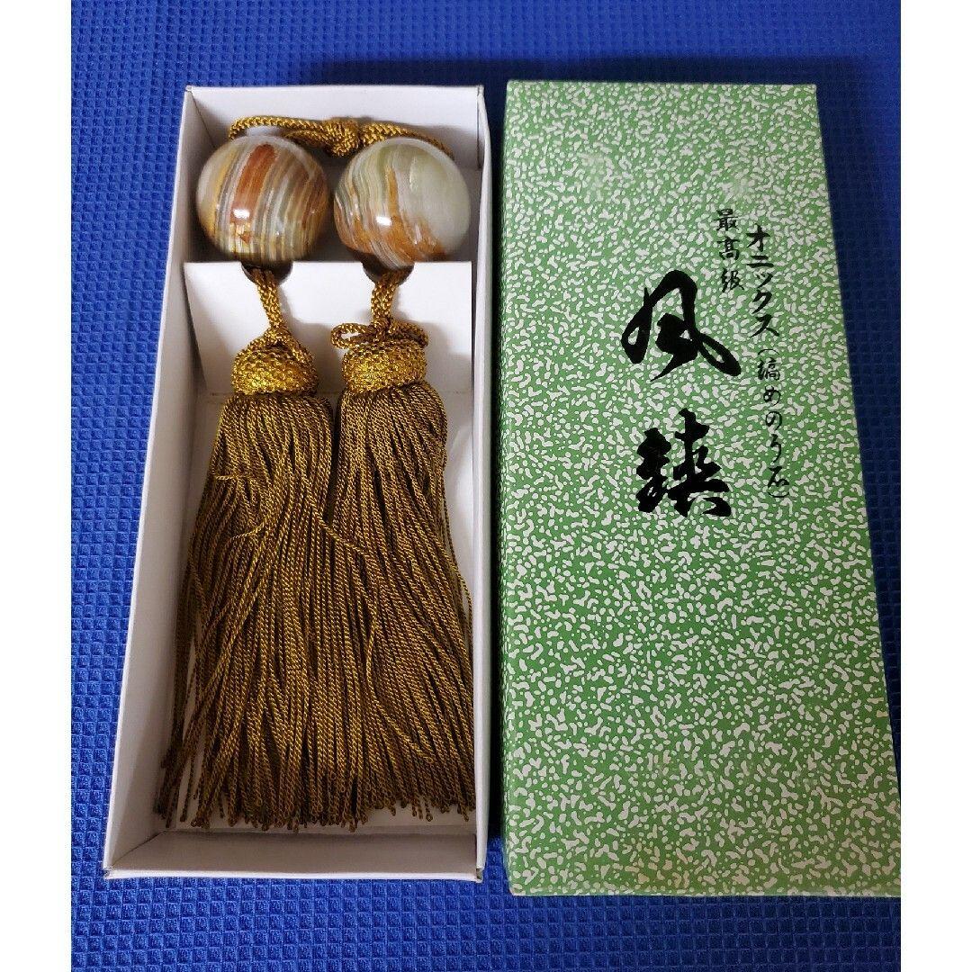 掛軸用タッセルセット（緑・茶色）