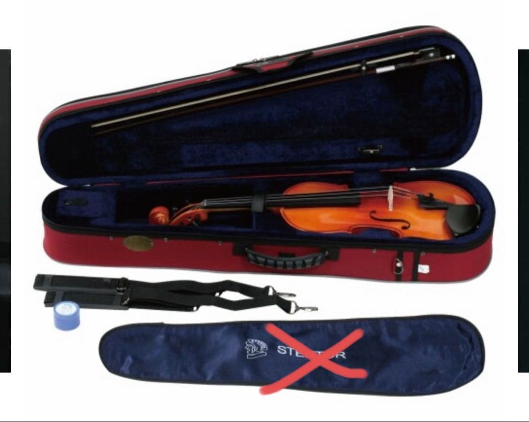 STENTOR ステンター 1/8 バイオリンセット 分数 初心者 入門