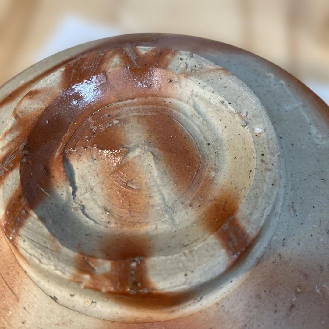 茶道具 茶碗 備前焼 山下 譲治作 共箱 栞付 N290CW