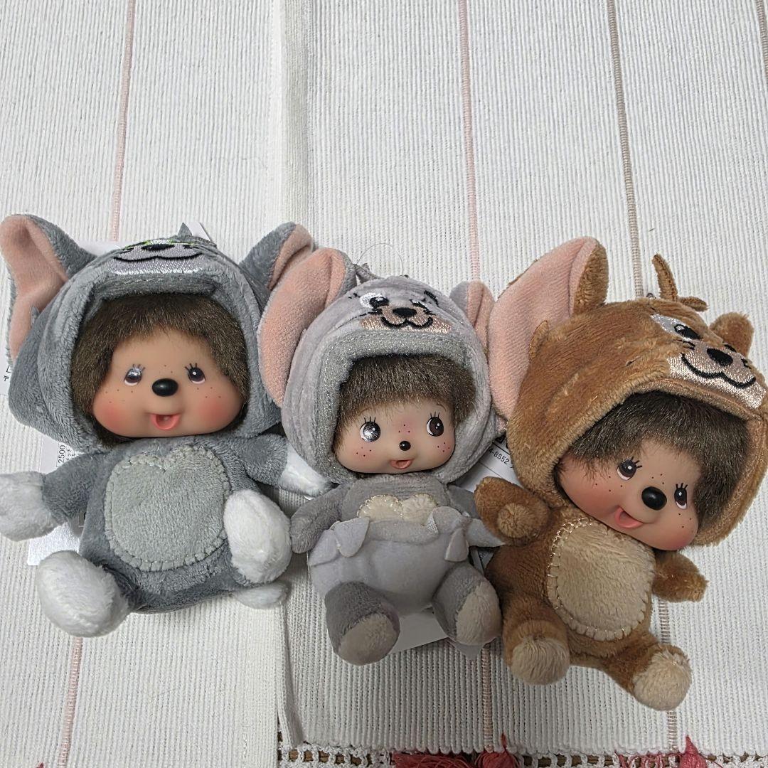 モンチッチ×トムとジェリー マスコットキーチェーン 3体セット