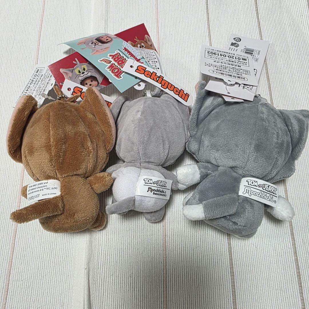 モンチッチ×トムとジェリー マスコットキーチェーン 3体セット