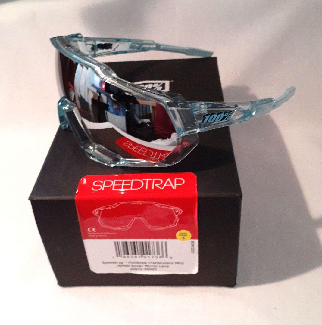 100% SPEEDTRAP クリアミント ワンハンドレッド サングラス