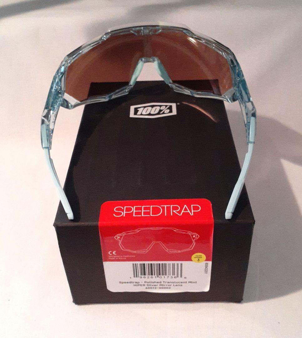 100% SPEEDTRAP クリアミント ワンハンドレッド サングラス