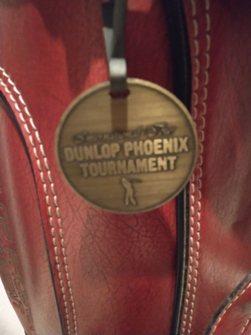 重厚感あり　レア　ダンロップフェニックストーナメント　キャディバッグ