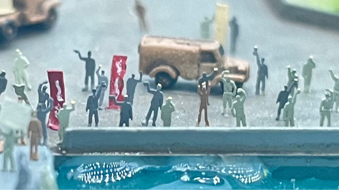 復員船　雪風　ジオラマ