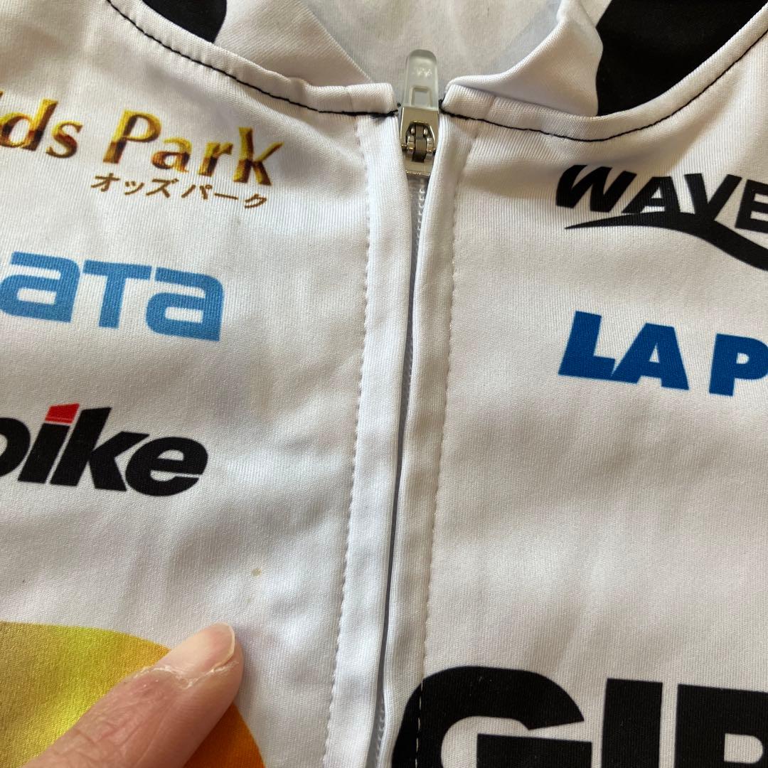 WAVE ONE GIRL'S KEIRIN サイクルジャージ Mサイズ　帽子付