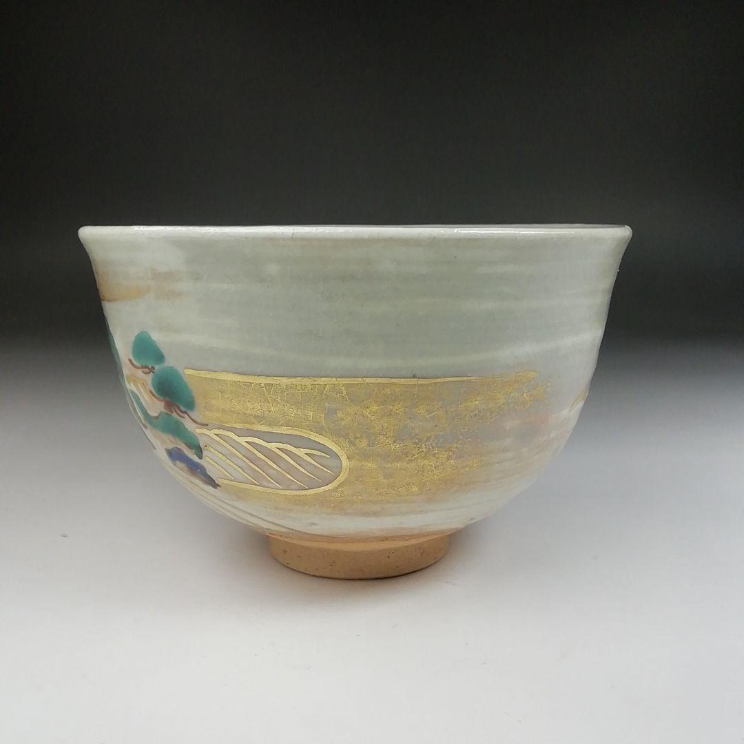 Ｔ５９４　茶碗　『松島文』『平安　橋本紫雲 造』　共箱　抹茶碗　茶道具