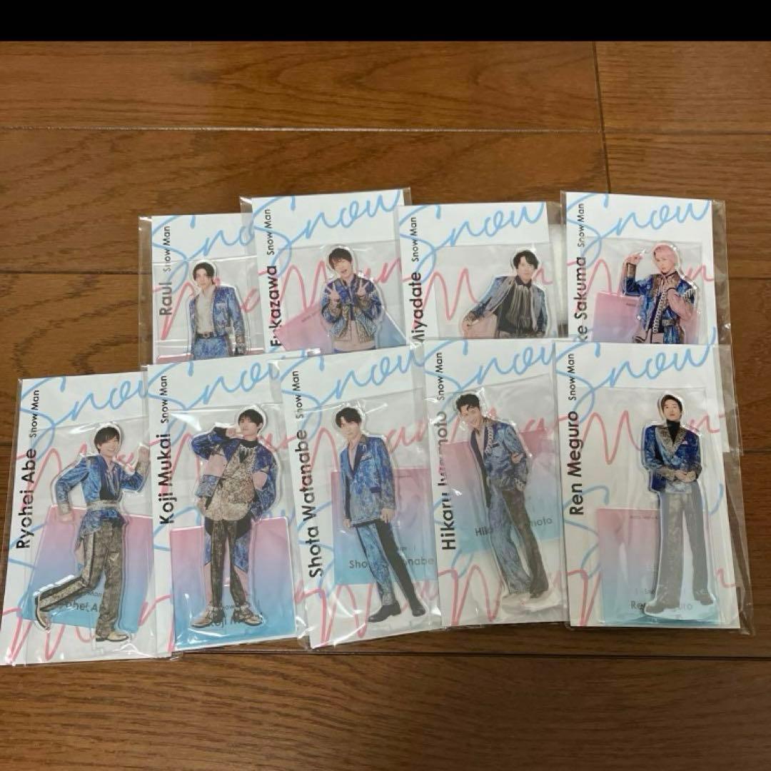 スノーマン　アクスタFesta アクスタ9体