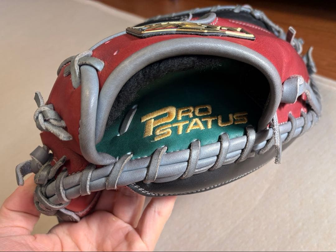 ZETT プロステイタス　軟式キャッチャーミット　オーダー　森型 262型 横型