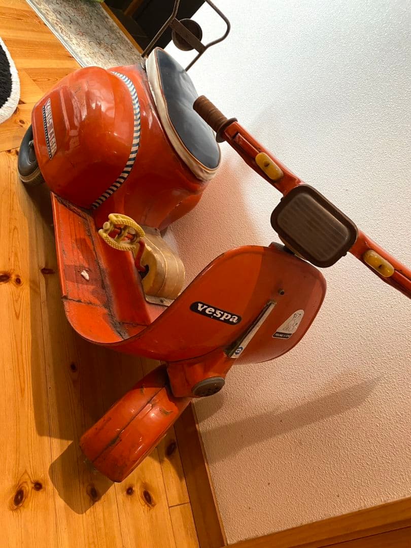 レトロアンティーク品/ブリキおもちゃ/Vespa 子供用スクーター