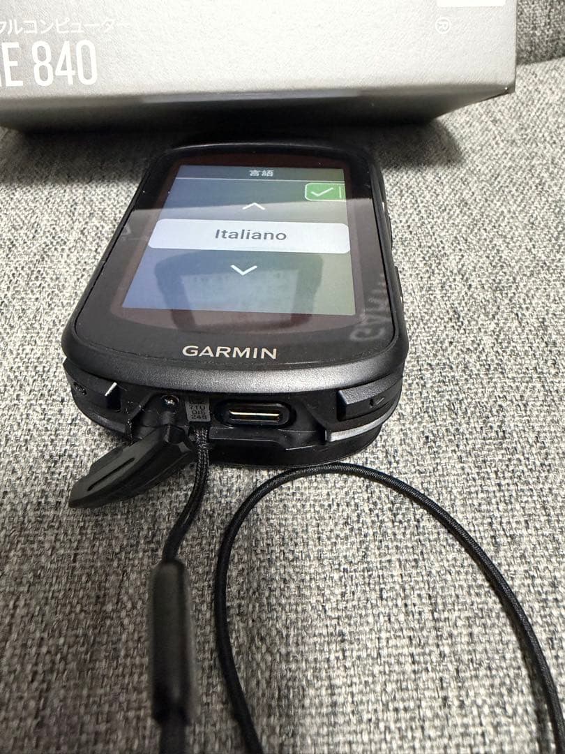 新品同様GARMIN ソーラーGPS サイクルコンピューター　EDGE 840
