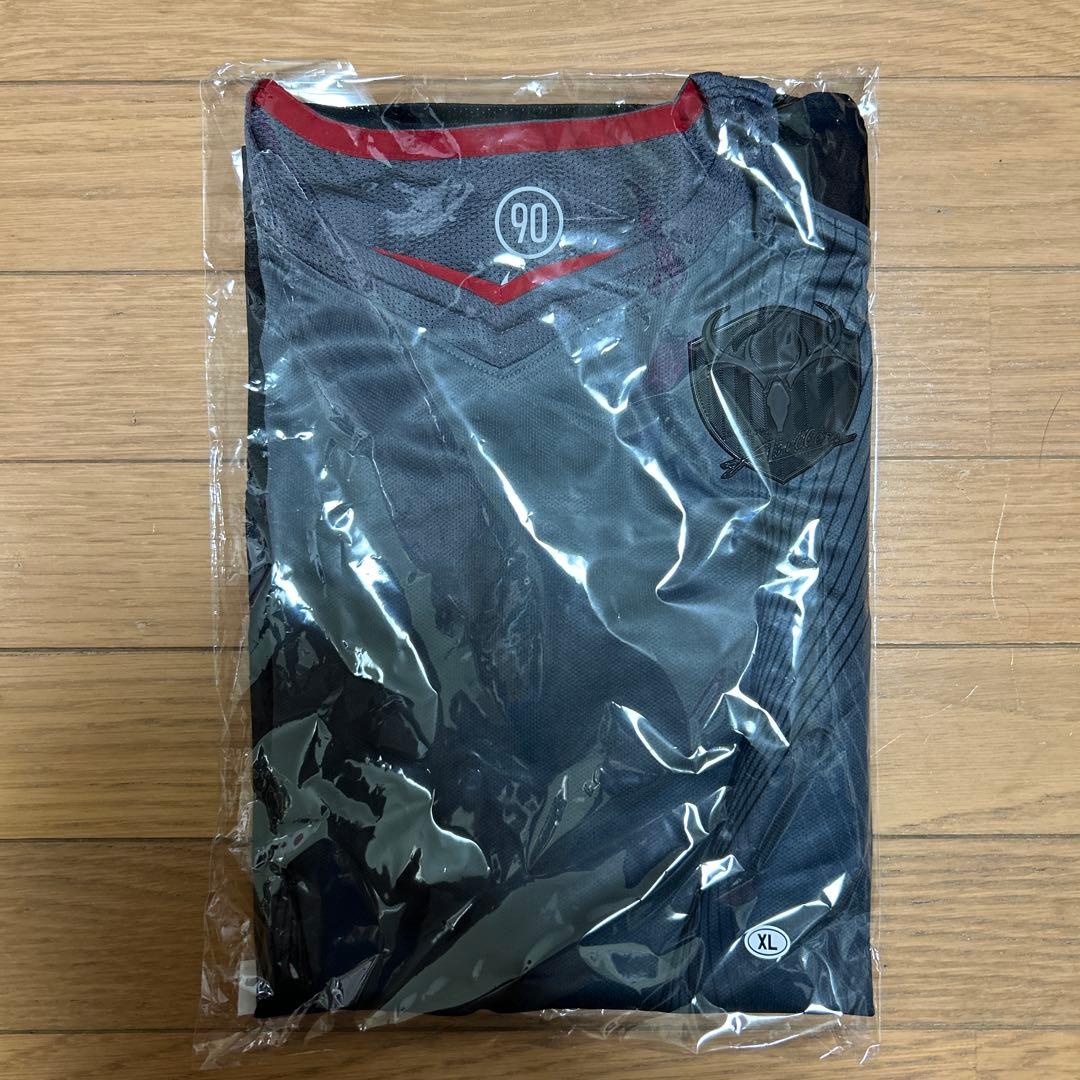 鹿島アントラーズ　25NIKE DF T90 S/S トップ JSY（ブラック）