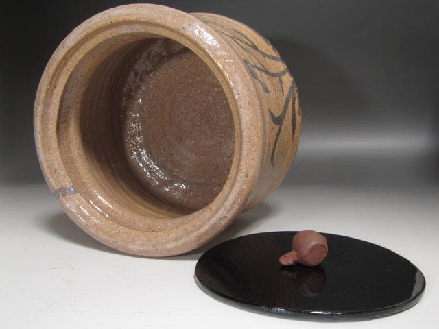 ★　集積庵　清三　芦の絵　志野水指　宗清極めがございます★x496