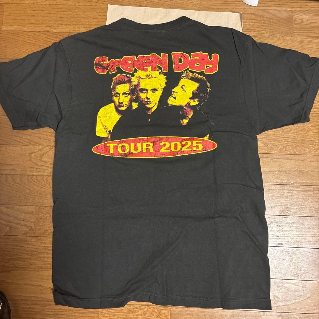 Green Day ツアーTバンT2025 グリーンデイTシャツ 黒L