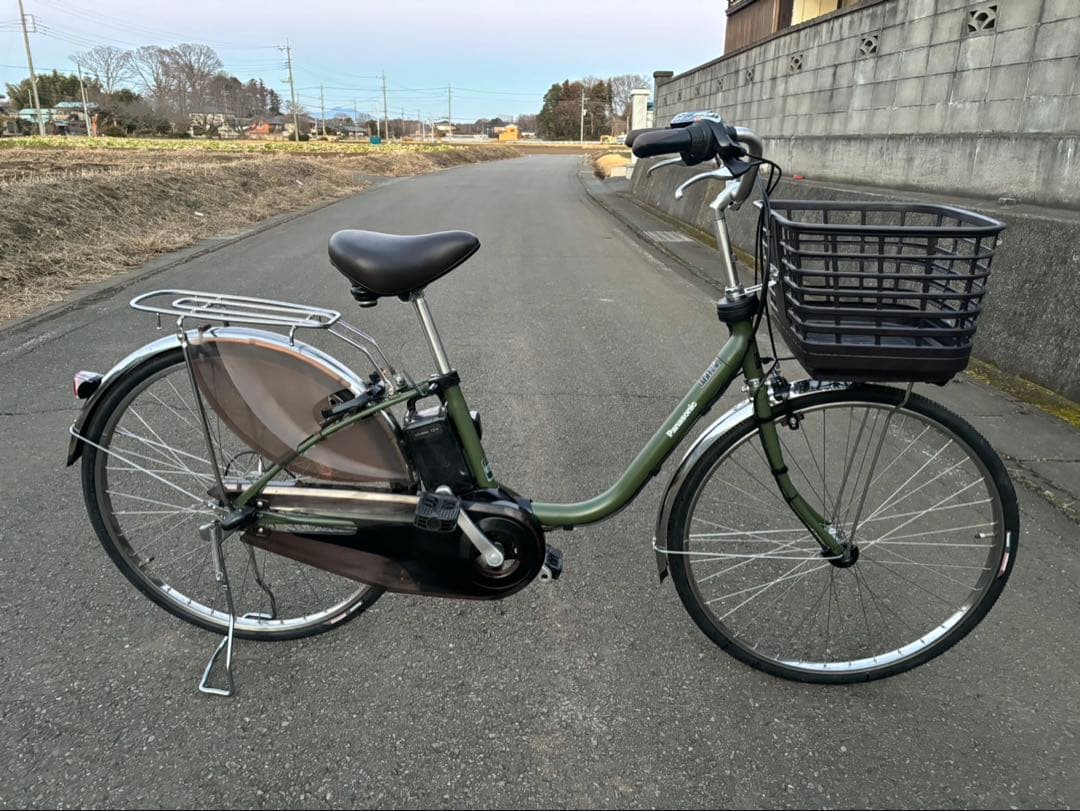 電動アシスト自転車Panasonic パナソニックビビDX室保管自転車　新古品