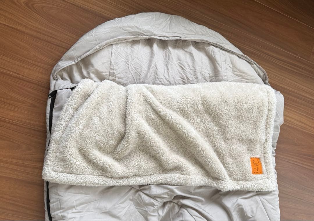 【1個】Nuuca ヒュッゲスリープ Deluxe(2023)フリース付ベージュ