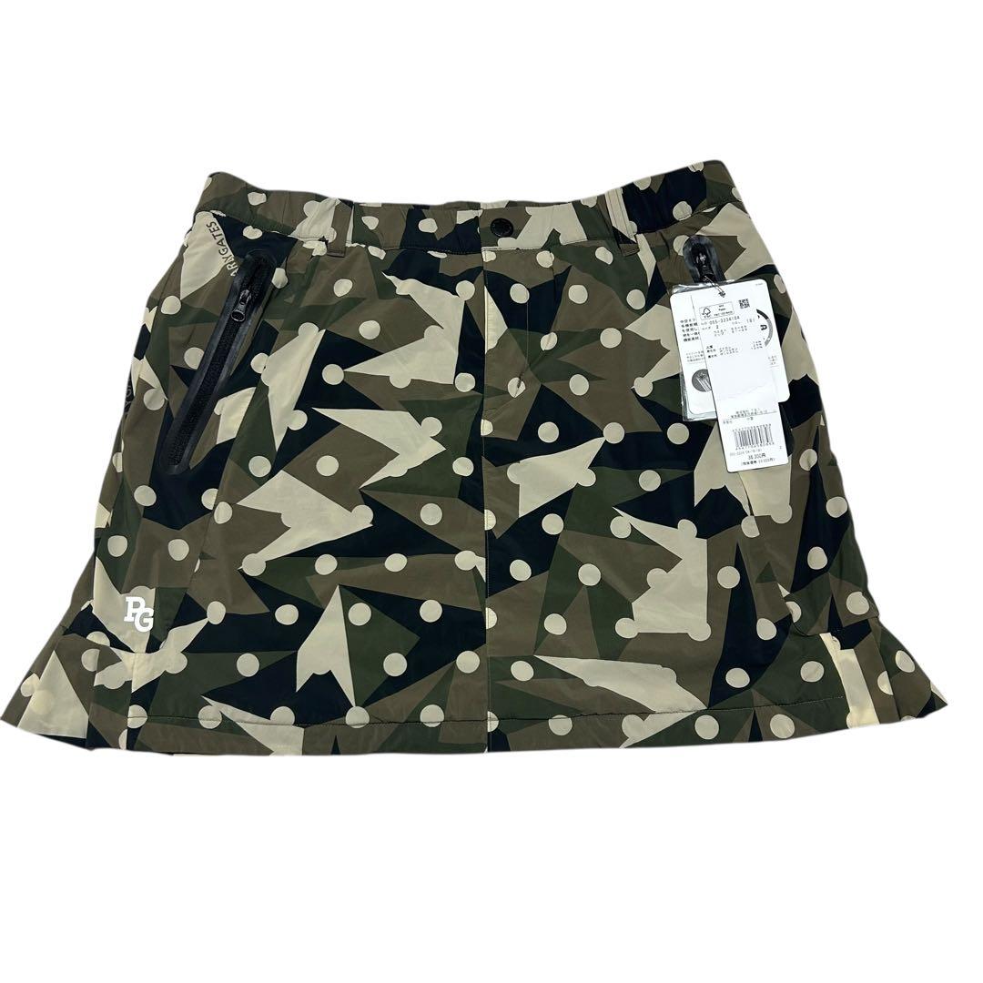 ほぼ未使用　PEARLY GATES セットアップ ジャケット スカート カモ柄