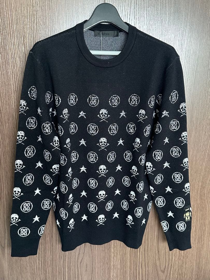 新品未使用新作G/FOREジーフォアメンズジャガードセーターsizeL