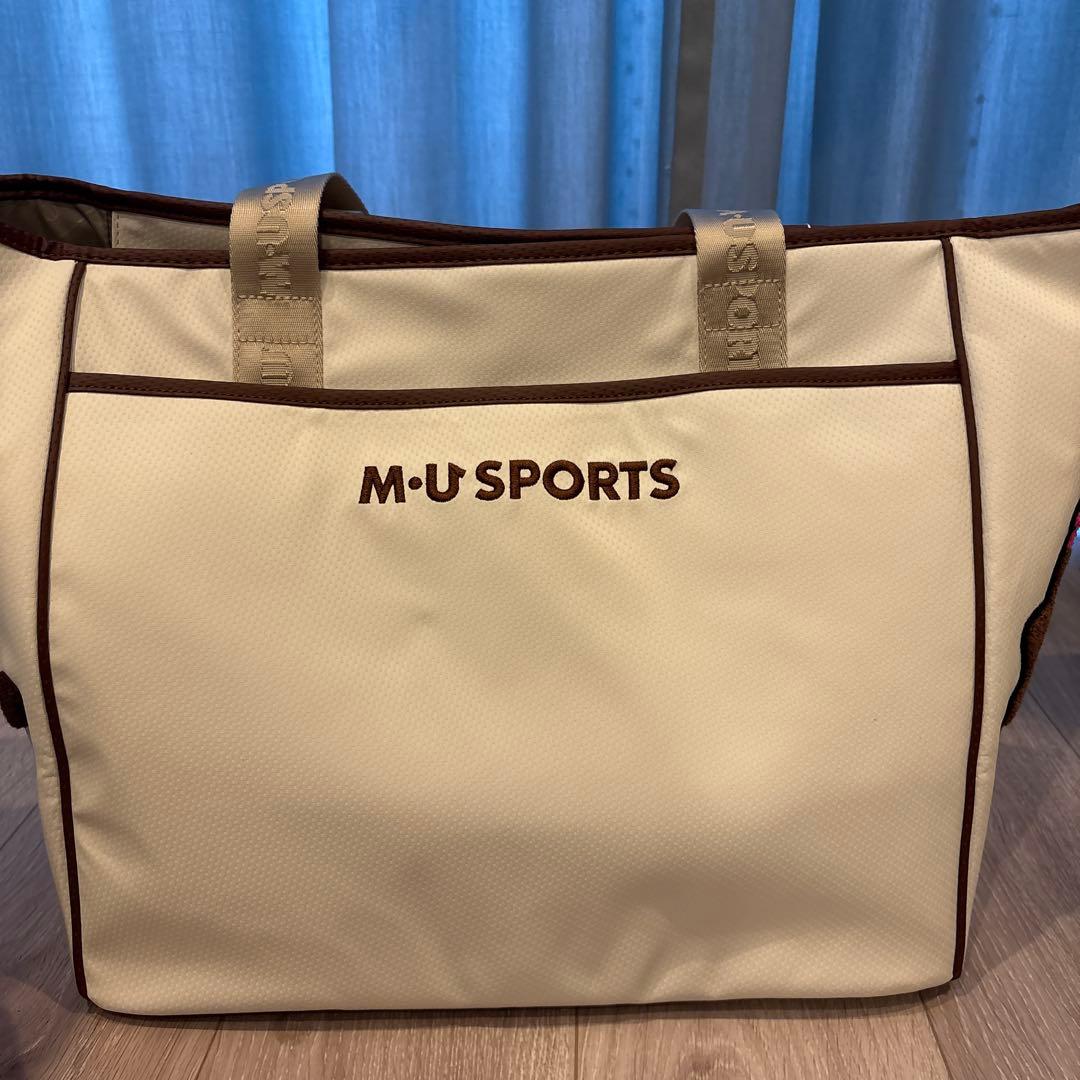 ★2025秋冬新品未使用★MU SPORTS サガラ刺繍ゴルフバッグ 3点セット