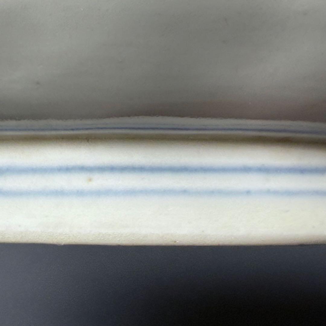 江戸中期〜後期　古伊万里　色絵柘榴文菊花形　なます皿　5枚　裏七宝結文　上物