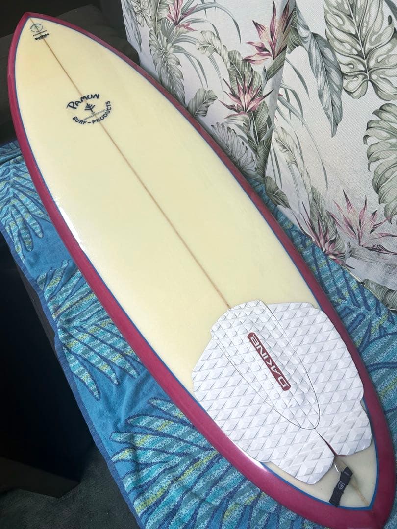 n*o様 【美品】PAMUN SURF-PRODUCTS シングルフィン サーフ