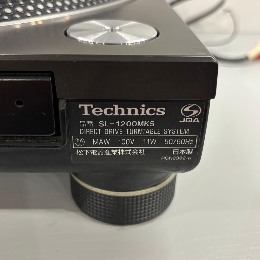 Technics ターンテーブルSL-1200MK5ブラックの2台セット