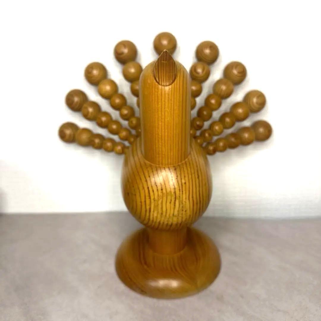 Aarikka Peacock object / アーリッカ 孔雀のオブジェ