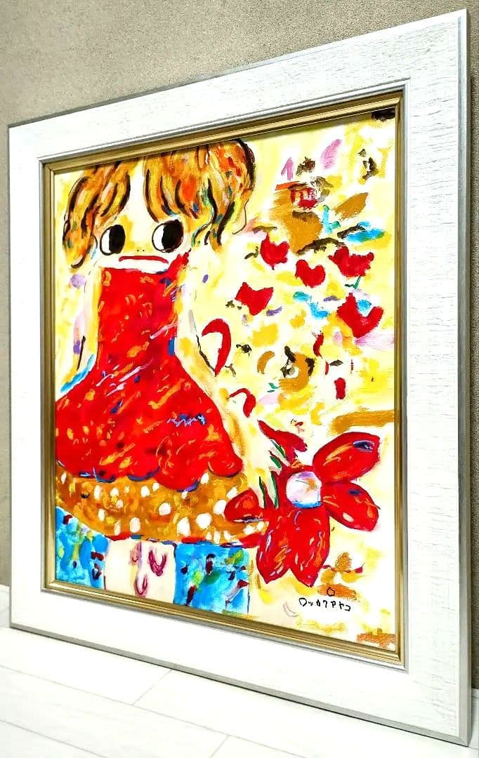 balsal-9【SALE】［F8号］ロッカクアヤコ/肉筆/手描き/サイン