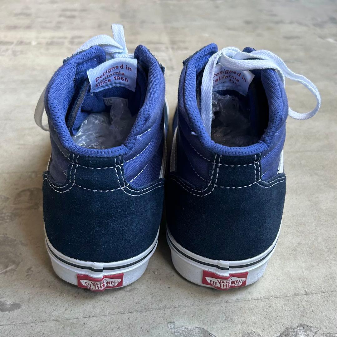 VANS WARD HIGH NAVY スニーカー