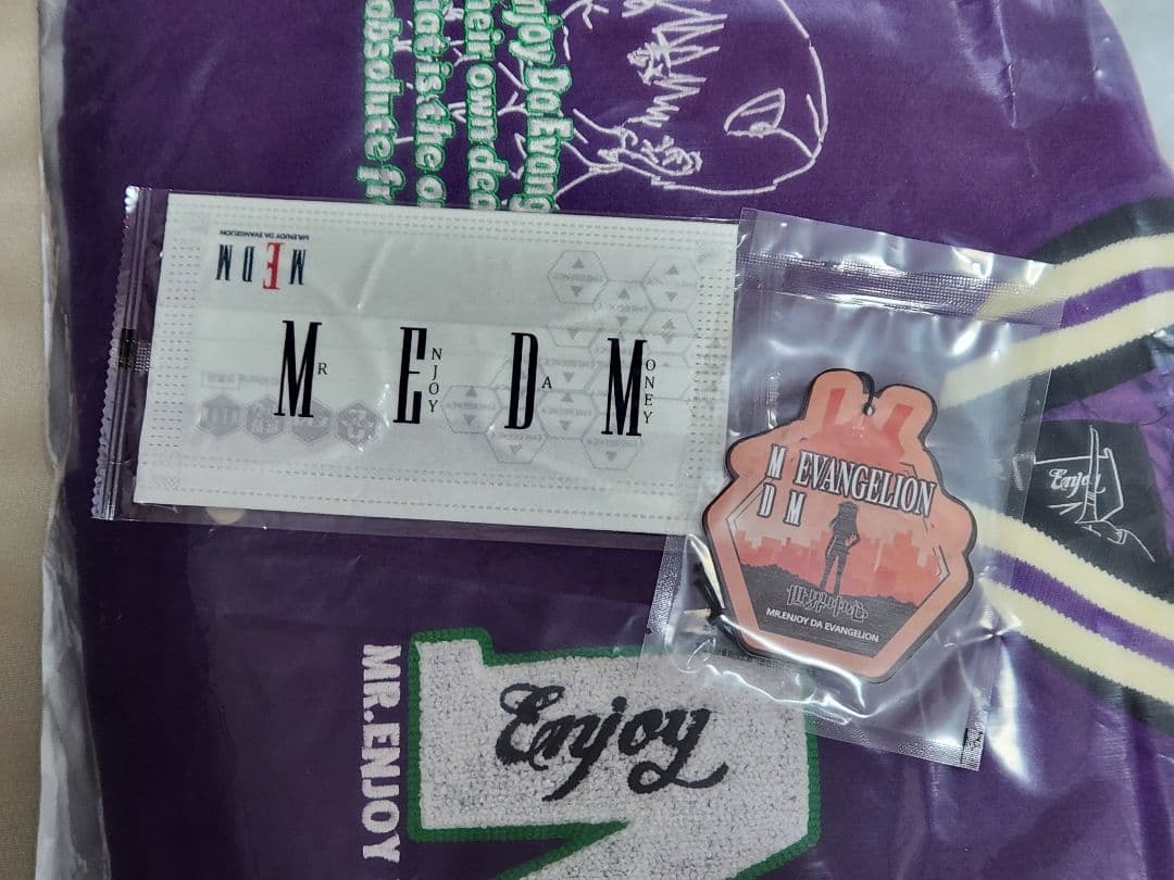 日本未発売 MEDM EVANGELION BASEBALL JACKET