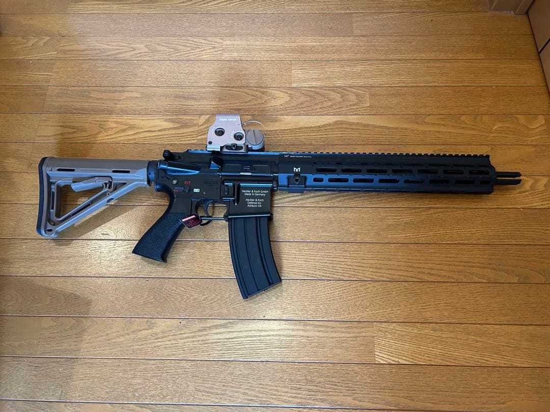 東京マルイ製次世代電動ガンHK416D 内部メンテナンス、ロアレシーバレーザ刻印