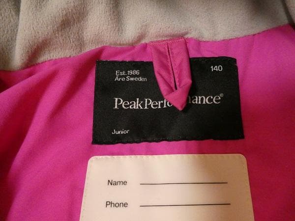 PeakPerformance　ピークパフォーマンス　スキーウェア