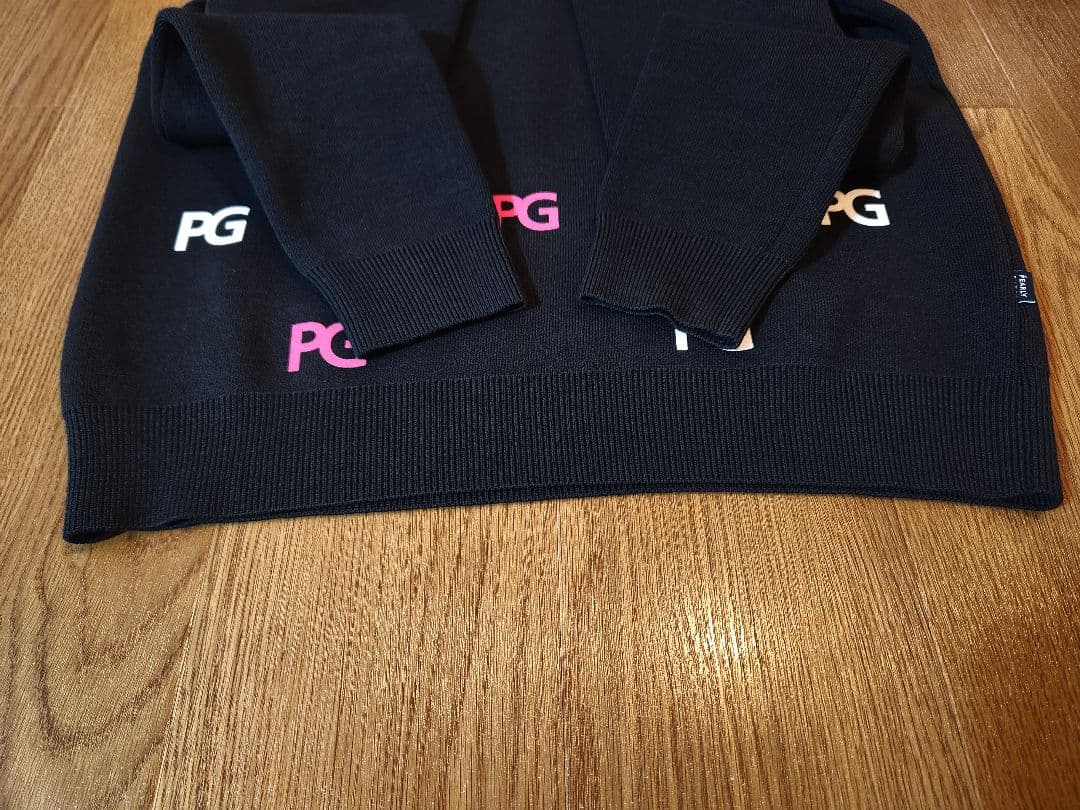 【新品未使用】パーリーゲイツ 肉厚ニット ネイビー