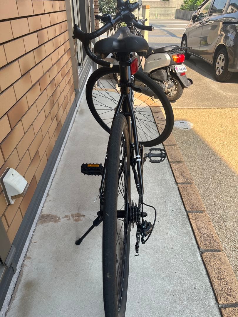 中古品　ロードバイク 自転車 初心者 21段変速　ブラック