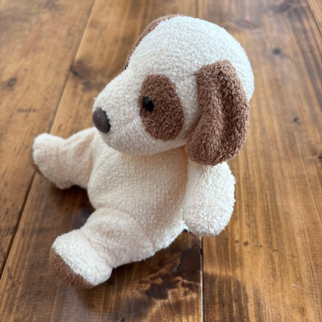 シナダ わんちゃん ぬいぐるみ 20cm 犬 ブラウン ホワイト