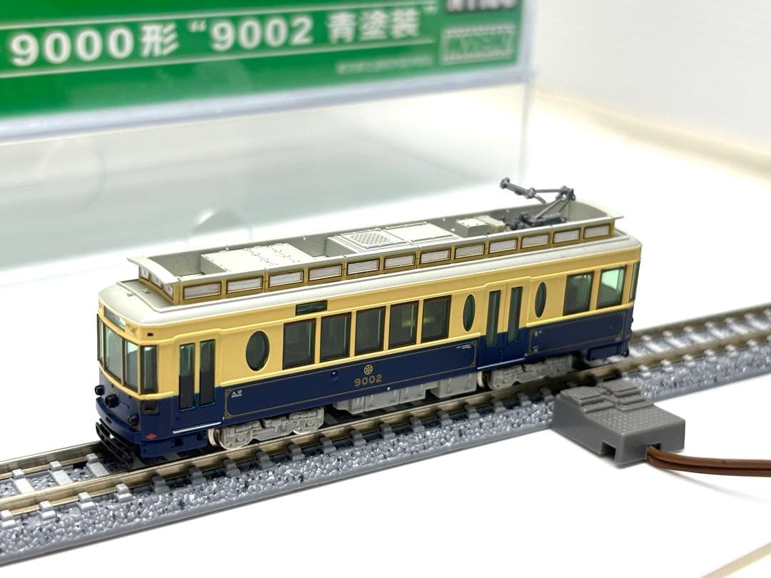 希少な都電模型！MODEMO モデモ 都営9000形 9002 青塗装 Nゲージ
