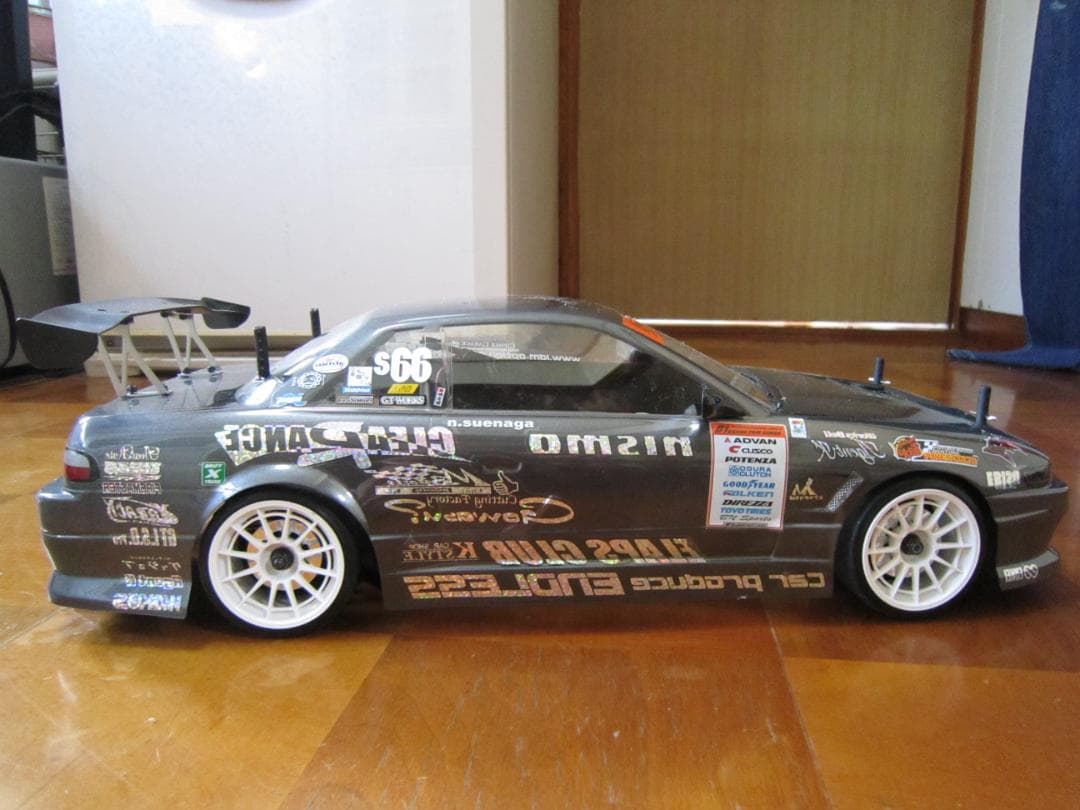 ドリパケ 1/10 コンバ 動作確認済 S13 2.4G 大会参戦車両 大金投資