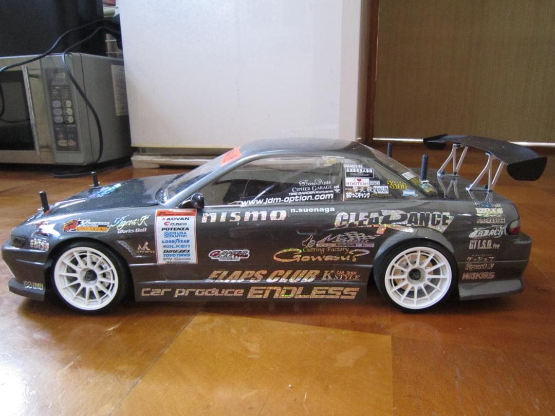 ドリパケ 1/10 コンバ 動作確認済 S13 2.4G 大会参戦車両 大金投資