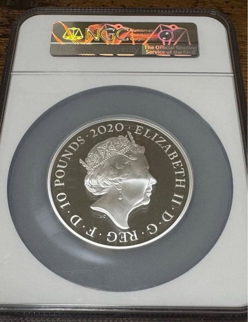 【◎PF70】 ★5oz巨大銀貨★2020 £10 英国 金貨 銀貨