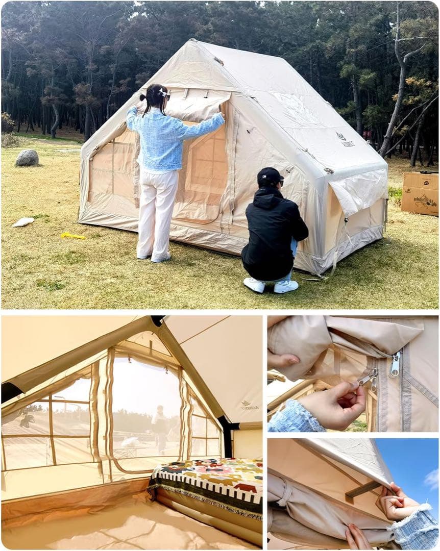 AISUNSS 防水エアーテント 3~4人用 新品