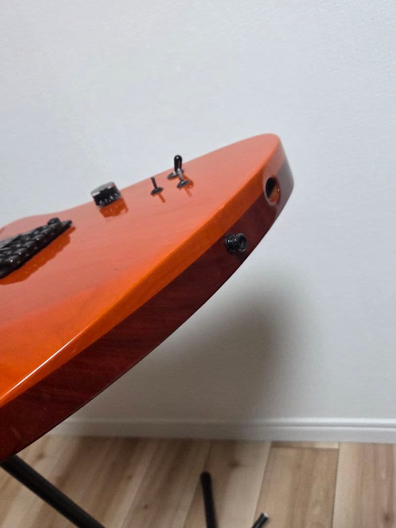【美品】kiyoshiモデル エレキギター オレンジ