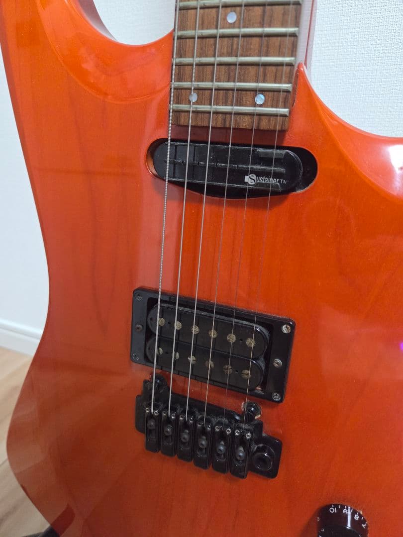 【美品】kiyoshiモデル エレキギター オレンジ