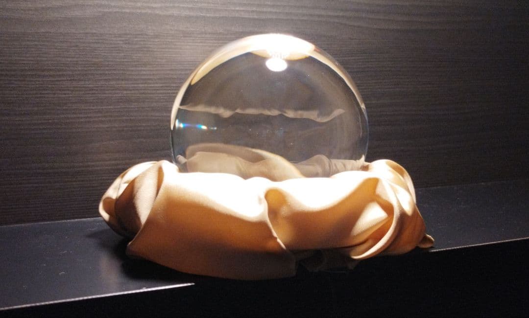 【未鑑定品】水晶丸玉