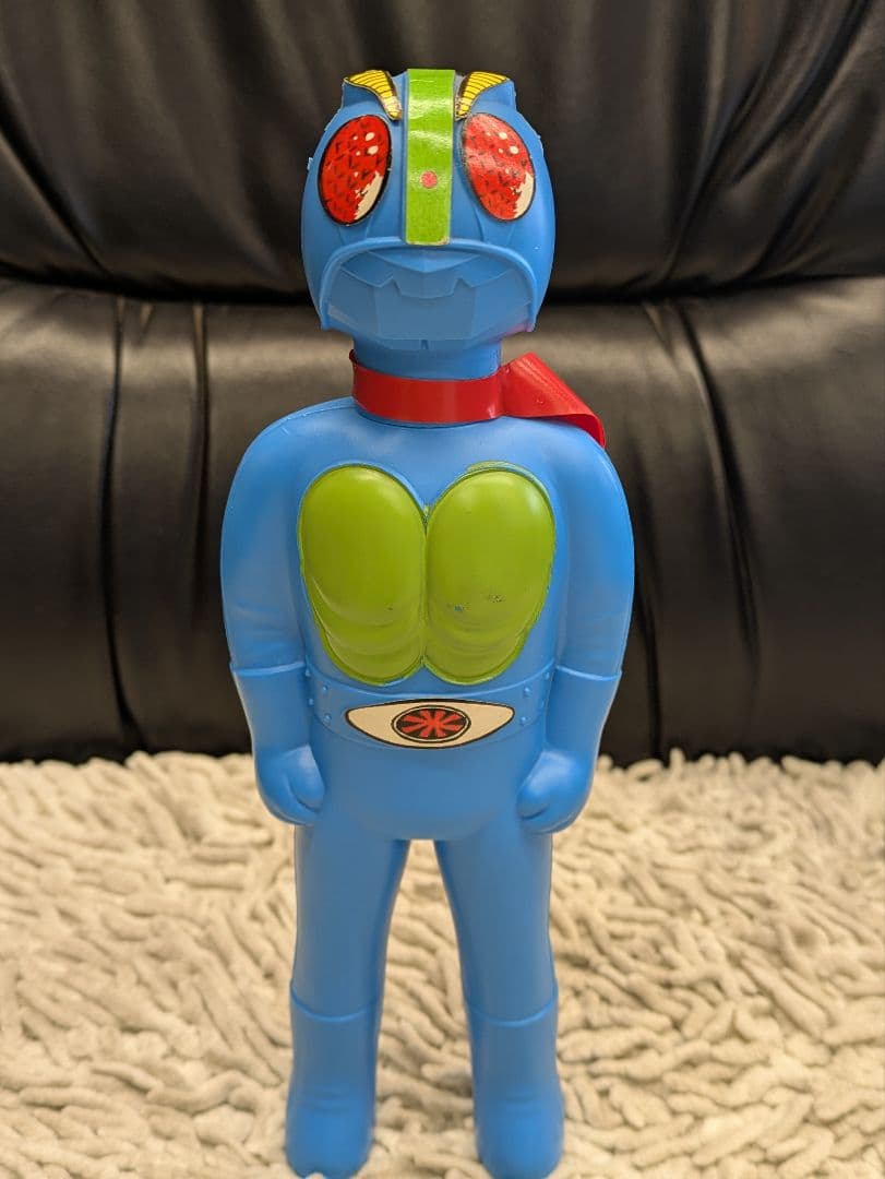 ソフビ　当時物　サンスターこどもシャンプー　仮面ライダー　当時物シャンプー入り