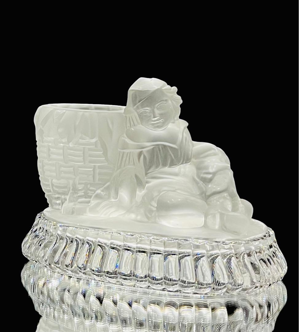 BACCARAT バカラ/※極上品1878年　図録掲載稀少作品　オブジェ　置物