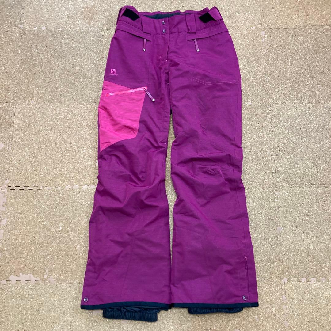 サロモン salomon スキーパンツ スノーボード スキーウェア Sレディース