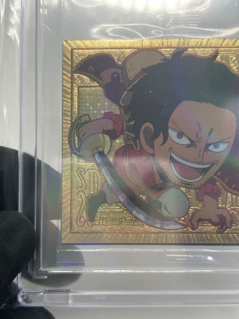 【希少】両面ロジャー ワンピースウエハースLog12 ゴールドパラレル