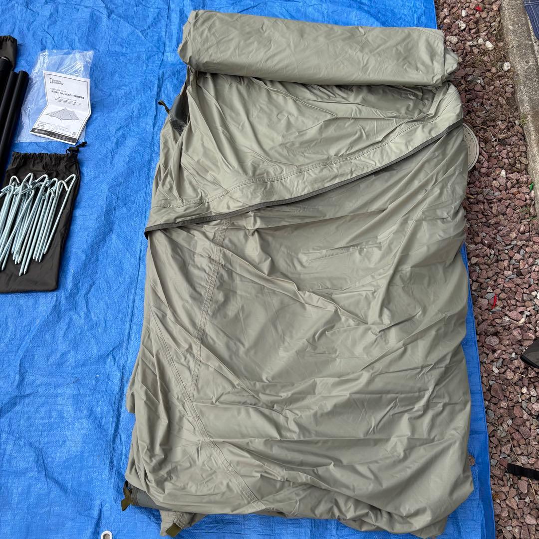 美品　鎌倉天幕 ナショナルジオグラフィック HIDEOUT DACポール付