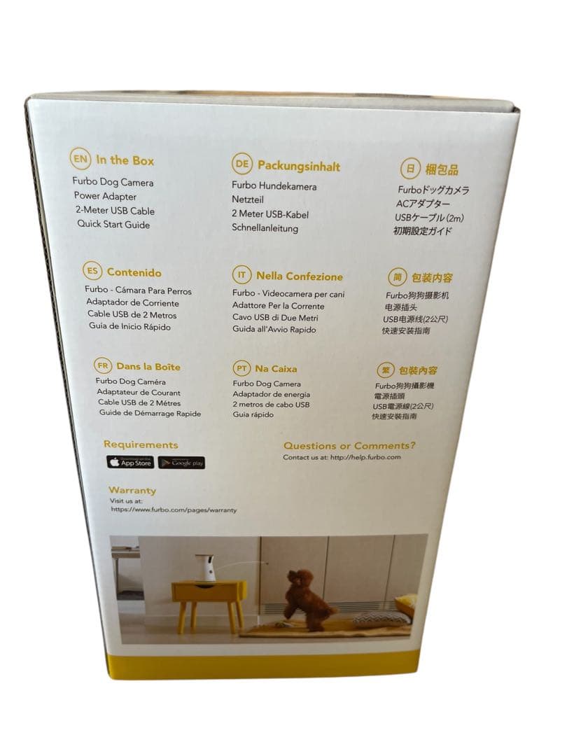 Furbo ドッグカメラ 360℃ビュー　見守りカメラ　ペットカメラ　自動給餌器