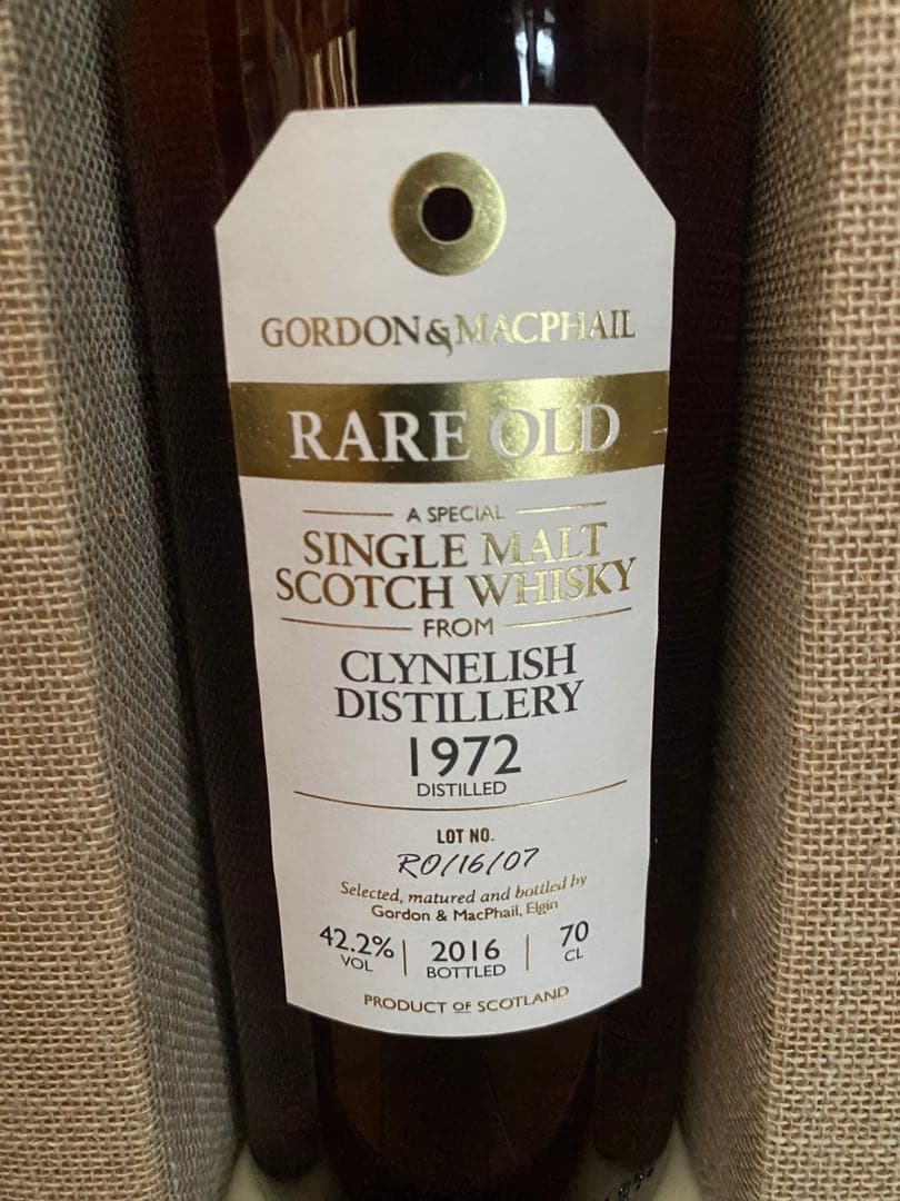 Gordon & MacPhail Clynelish 1972 44年